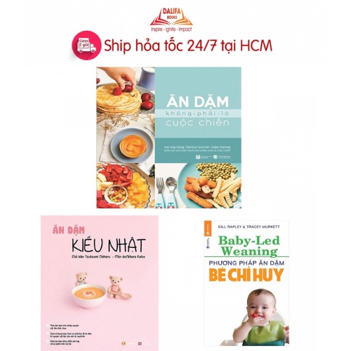 Sách - Ăn dặm không phải cuộc chiến, Ăn dặm kiểu nhật, Ăn dặm bé chỉ huy