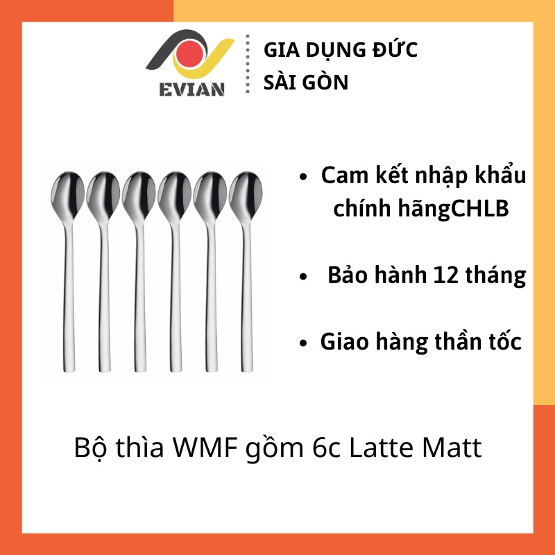 Bộ thìa WMF gồm 6c Latte Matt