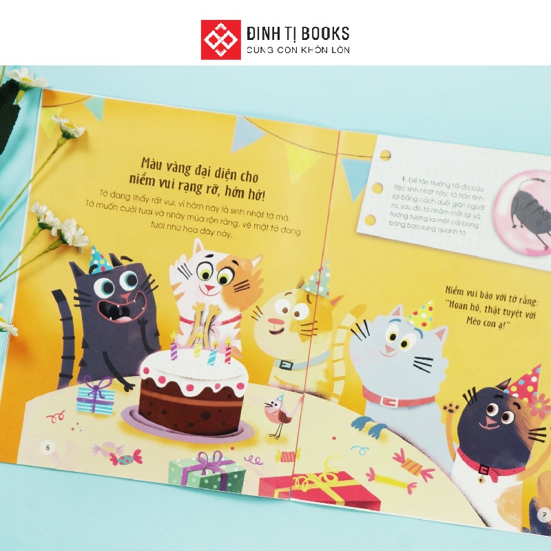 Sách EQ - IQ giúp trẻ làm chủ cảm xúc - Truyện tranh minh họa giáo dục cho trẻ từ 3 - 9 tuổi - Đinh Tị Books
