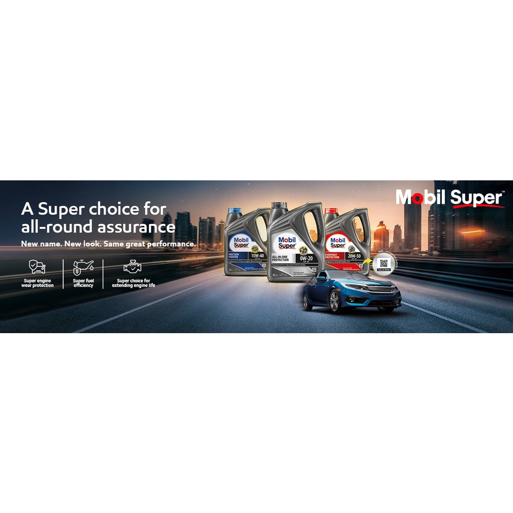 Dầu nhớt xe hơi Mobil 5W30 Super Fiction Fighter 4L chạy 10000km