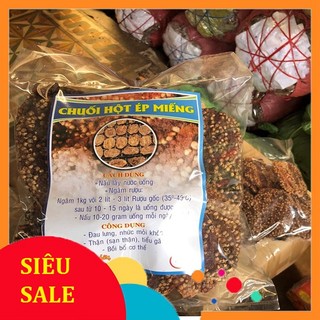 1kg chuối hột ép miếng khô (không gửi miền bắc)
