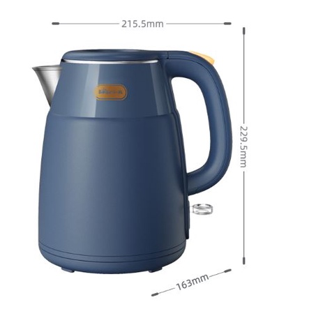 Ấm siêu tốc Bear chính hãng ZDH-Q15H2, đun sôi cực nhanh, tiết kiệm điện cho gia đình, văn phòng, du lịch,...