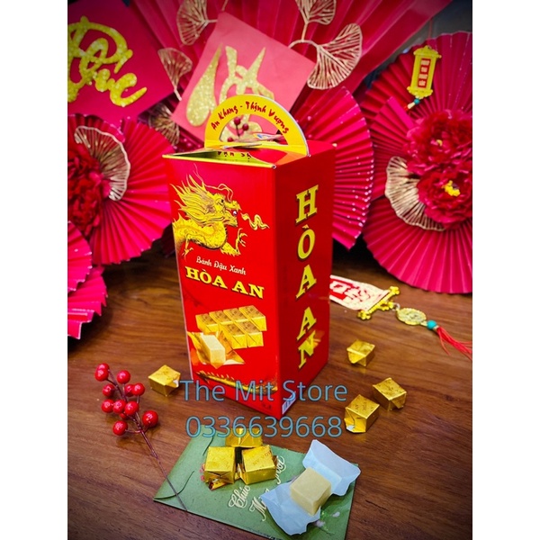 BÁNH ĐẬU XANH HOÀ AN-Hộp XT 1kg (date mới)