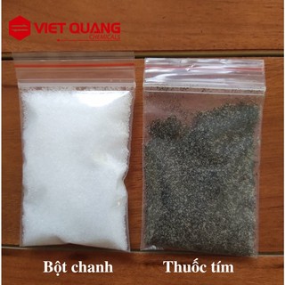 Tẩy mốc quần áo 🍏vietquang.vn🍏 bao gồm 50g bột chanh + 10g thuốc tím tẩy sạch bay vết ố, mốc quần áo