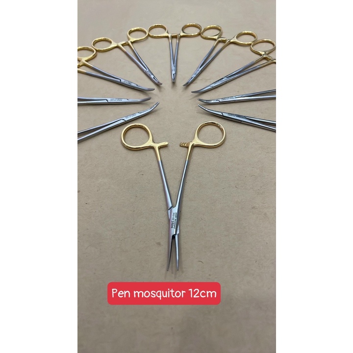 Pen y tế 12,5cm cong đầu nhỏ cao cấp