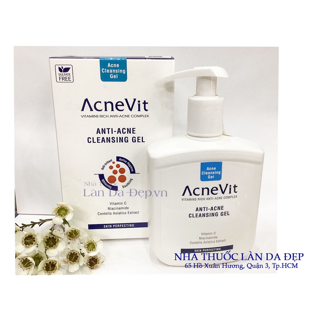 Sữa rửa mặt cho da mụn ACNEVIT Anti-Acne Cleansing Gel