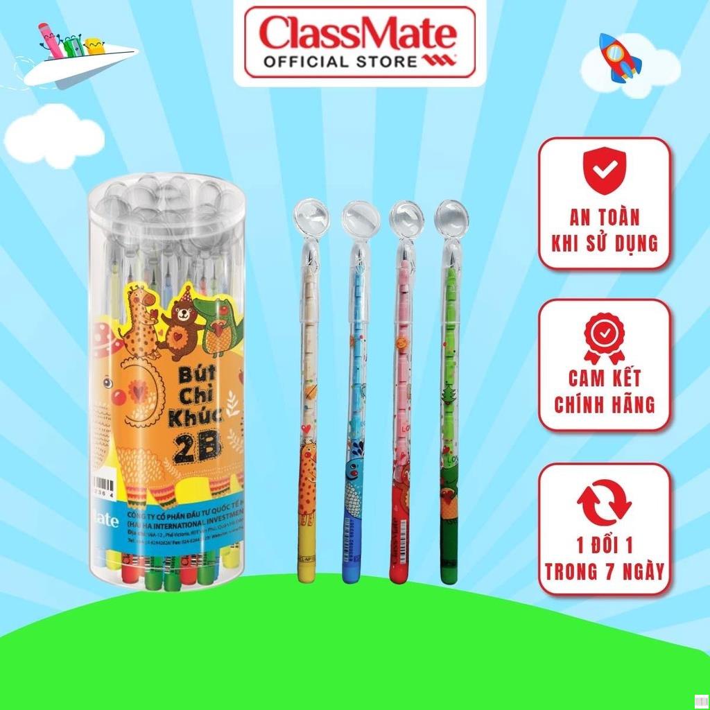 Hộp 20 Bút Chì Khúc 2B CLASSMATE Nét Bút Mịn, Dùng Cho Bé Luyện Viết Chữ CL-NP102 - Classmate