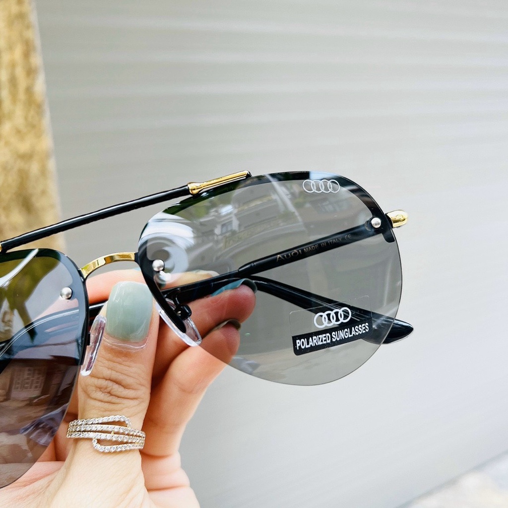 Kính Mắt Nam Đổi Màu Ngày Và Đêm theo nhiệt độ AD456 tròng Polarized Chống Tia UV - Tặng Kèm Hộp Đựng Và Khăn Lau