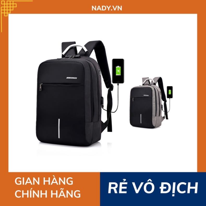 Balo Thời Trang nam chống thấm nước dung tích lớn có cổng USB và khoá bảo vệ cao phù hợp đi phượt đi làm