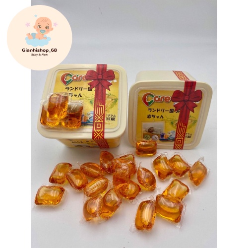 Viên Giặt Tinh Dầu 3D Cao Cấp Care - Thơm Lâu Cả Tuần, Dùng Cho Máy Giặt và Giặt Tay