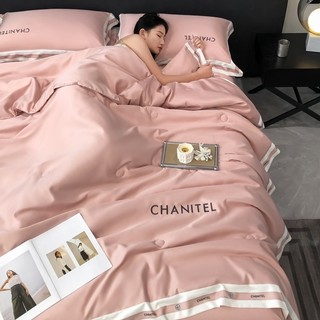 SET CHĂN GA GỐI PHI LỤA CHĂN TRẦN CHANITEL SANG CHẢNH