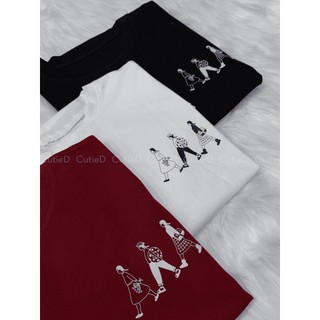 (UNISEX) Áo thun in Walking team 🏃‍♂️🏃🏃‍♀️