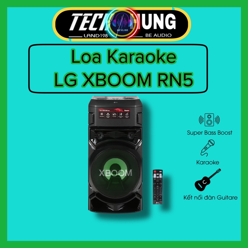 [Freeship toàn quốc] Loa bluetooth Karaoke LG Xboom RN5 - Hàng Chính Hãng cao cấp bảo hành 12 tháng toàn quốc