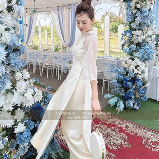 Áo Dài Cách Tân Nữ Tay Bèo LD55