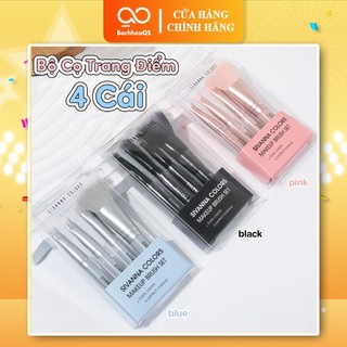 Bộ cọ trang điểm 4 cây sivanna makeup brush set br191-01