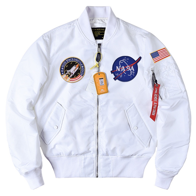 Áo Khoác Pilot Nasa Lưng Trơn ARM-1305