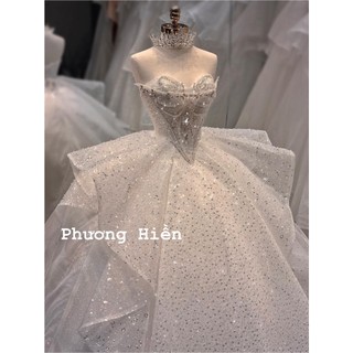 Váy cưới kiểu cúp ngực, chuẩn from dáng cô dâu ,siêu xinh