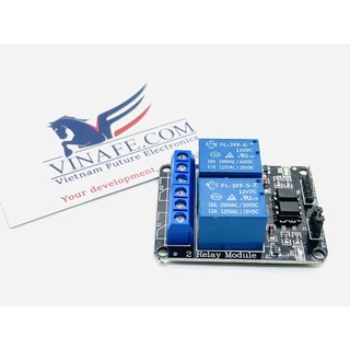 MẠCH Relay 2 Kênh 12V 10A Âm Kích