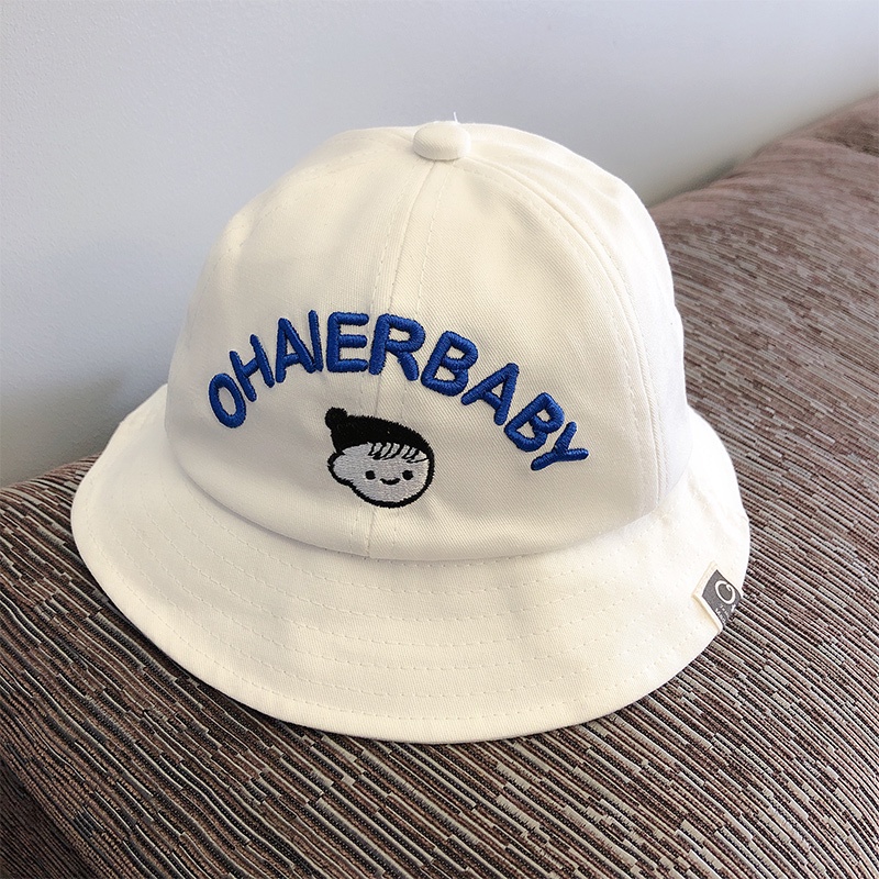 Mũ Vành Cho Bé Từ 8 - 24 tháng tuổi OHAIERBABY, Có quai đeo, Che Nắng Mùa hè, Chất Cotton