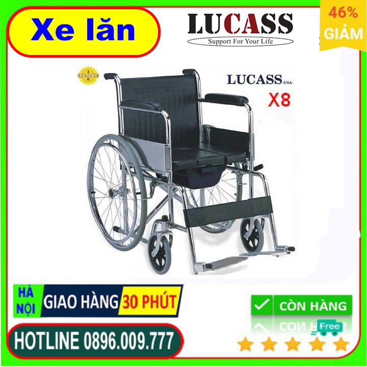 Xe lăn có bô Lucass X8