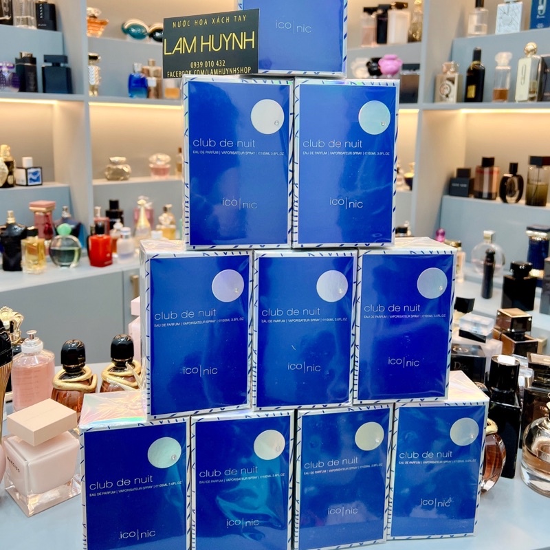 Nước hoa Nam CLUB DE NUIT ICONIC Xanh 105ML