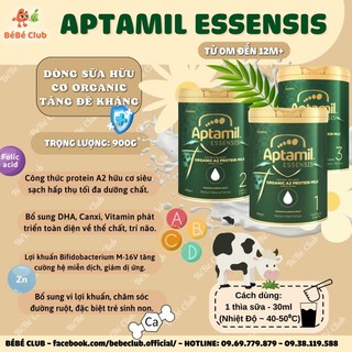 Sữa Aptamil Úc Essensis Organic 900g