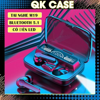 Tai nghe không dây M19 True wireless Headset kết nối bluetooth V5.1 có MIC, chống ồn và thời lượng pin lớn.
