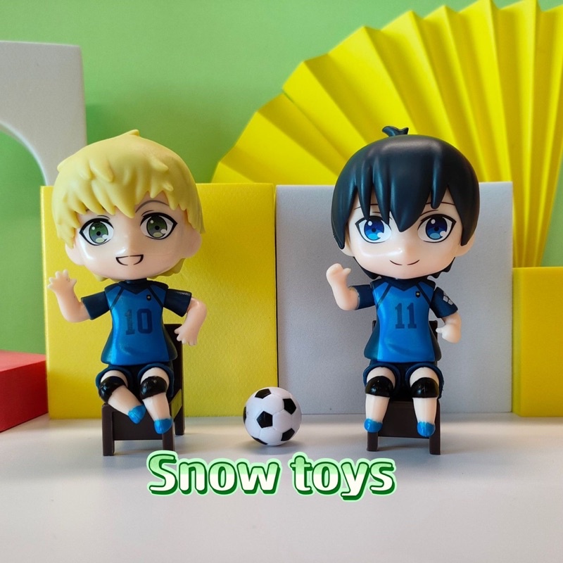 Mô hình Blue Lock - Các nhân vật Meguru Hyouma Yoichi Jingo Wataru Rensuke trong Manga Anime Blue Lock - Cao 9~11cm