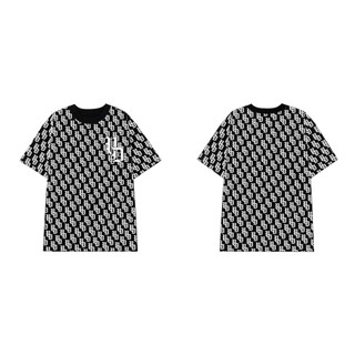 Áo thun padẽ hoạ tiết monogram pd