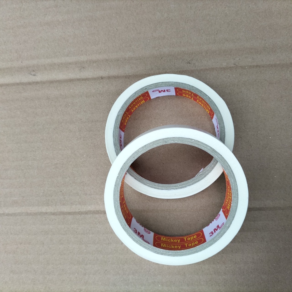 2 cuộn Băng Dính Giấy các bản  2cm