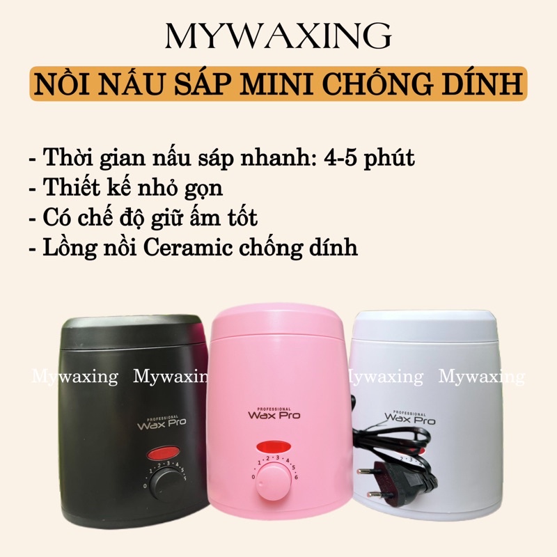 NỒI NẤU SÁP MINI CHỐNG DÍNH