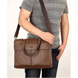 [Bảo hành 10 năm] HÀNG NHẬP Combo Túi xách nam công sở và Túi bao tử CHICHI FASHION DA CAO CẤP ĐỰNG LAPTOP 15 INCH