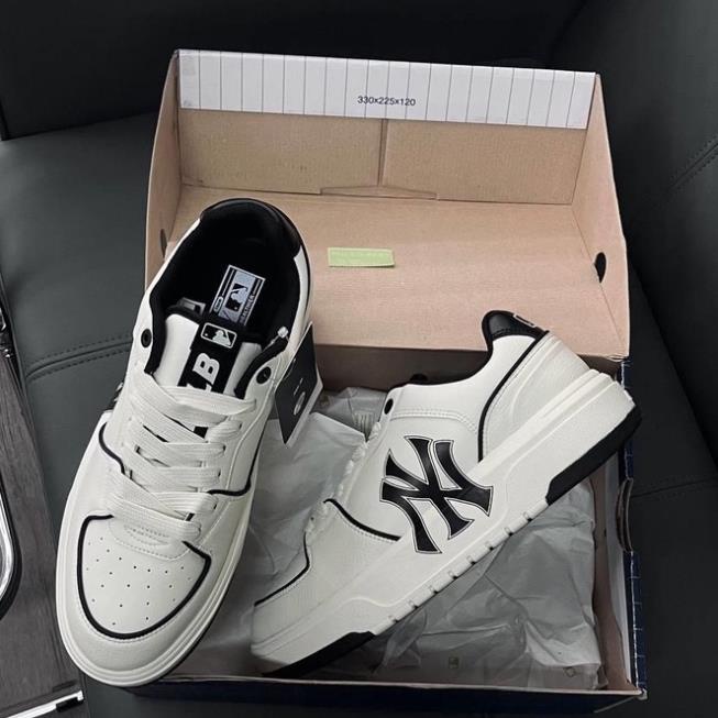 Giày MLB Chunky đen, Giày Chunky Ny cô thâp thời trang unisex hot 2022 Full Box