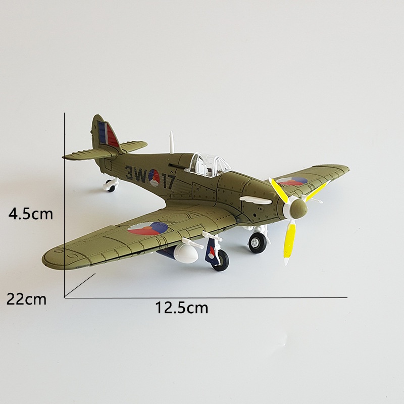Mô hình lắp ghép 4D Máy Bay Hurricane tỉ Lệ  1:48
