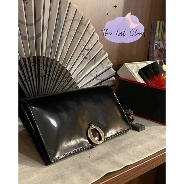 Ví Clutch Dior Vintage full phụ kiện box túi giấy