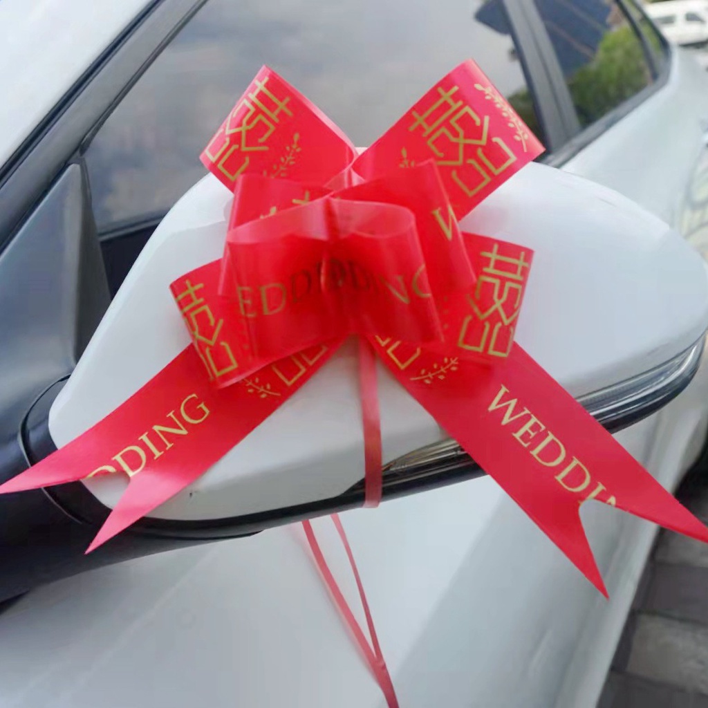 NƠ RÚT SONG HỶ TRANG TRÍ ĐÁM CƯỚI