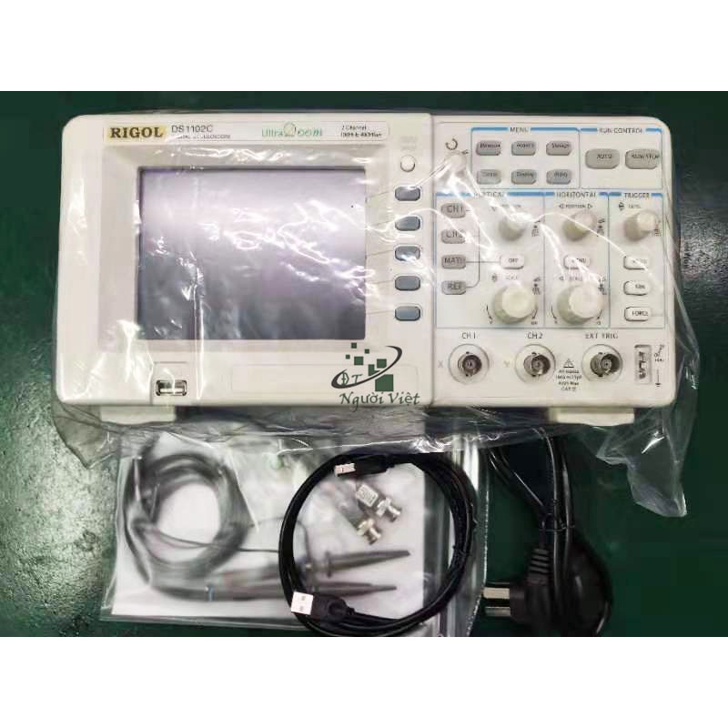 Máy hiện sóng số Rigol DS1102C, 100MHZ, 2 kênh - 400 MSa/s Sampling, USB Storage chất lượng cao