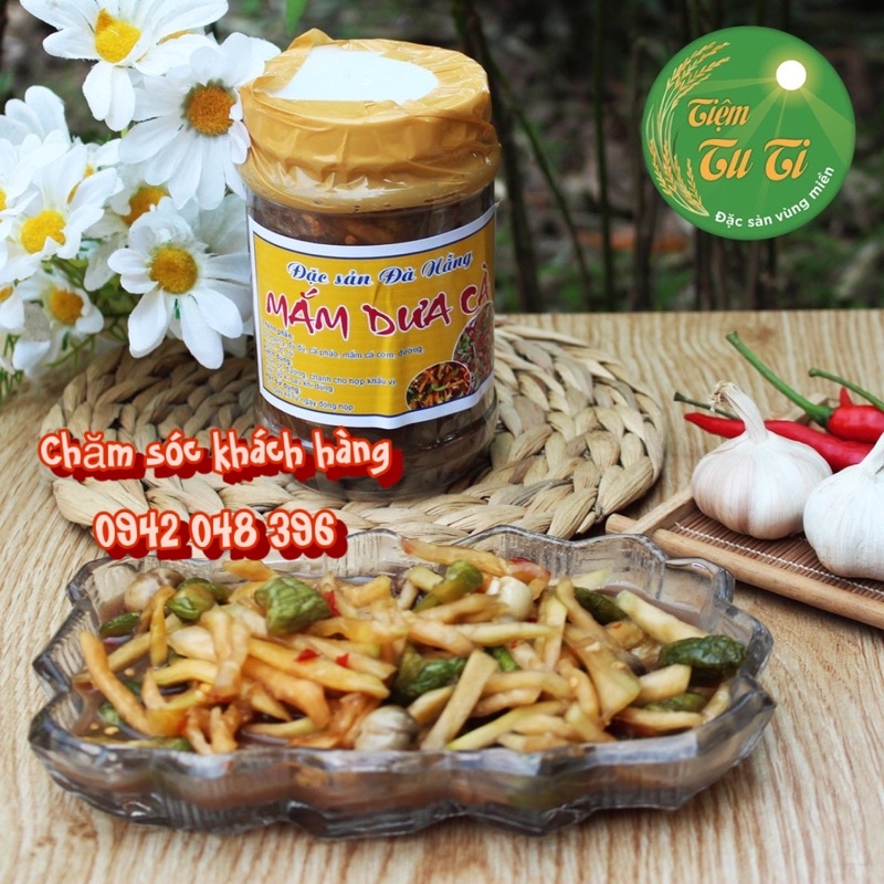 MẮM DƯA CÀ ĐÀ NẴNG hũ 500g - GIÒN, THƠM, NGON