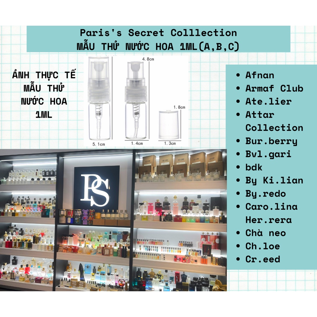 [Paris's Secret Colllection(A,B,C)]
