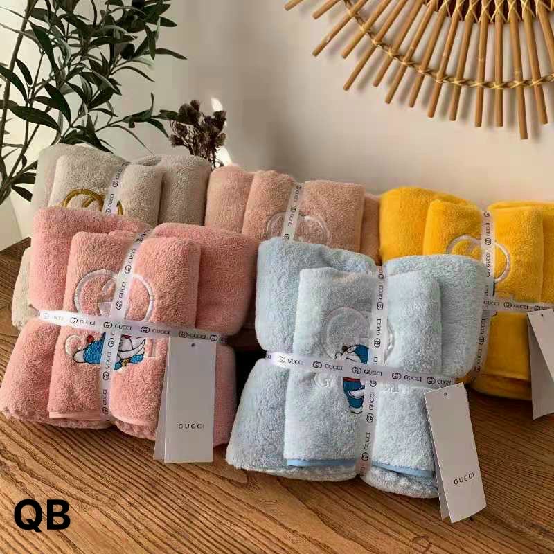 Set 2 Khăn Tắm Siêu Thấm Hút Đa Năng Tiện Dụng