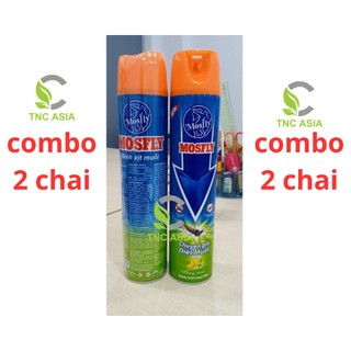 Combo 2 chai xịch muỗi Mosfly 600ml