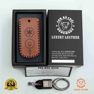 Bao Da Chìa Khóa Smartkey Yamaha [ Bảo Hành 2 năm] Da bò 100%