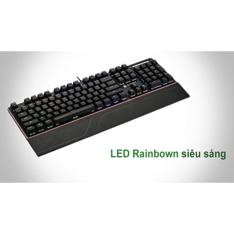 Bàn Phím Cơ Quang Học E Dra EK300 Blue Swich Màu Đen Hàng Chính Hãng Bảo Hành 12 Tháng - Hoàng long Computer