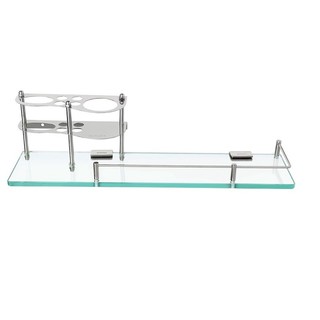 KỆ KIẾNG - KỆ INOX 304 ĐỂ LY, KEM VÀ BÀN CHẢI KÈM LY THUỶ TINH