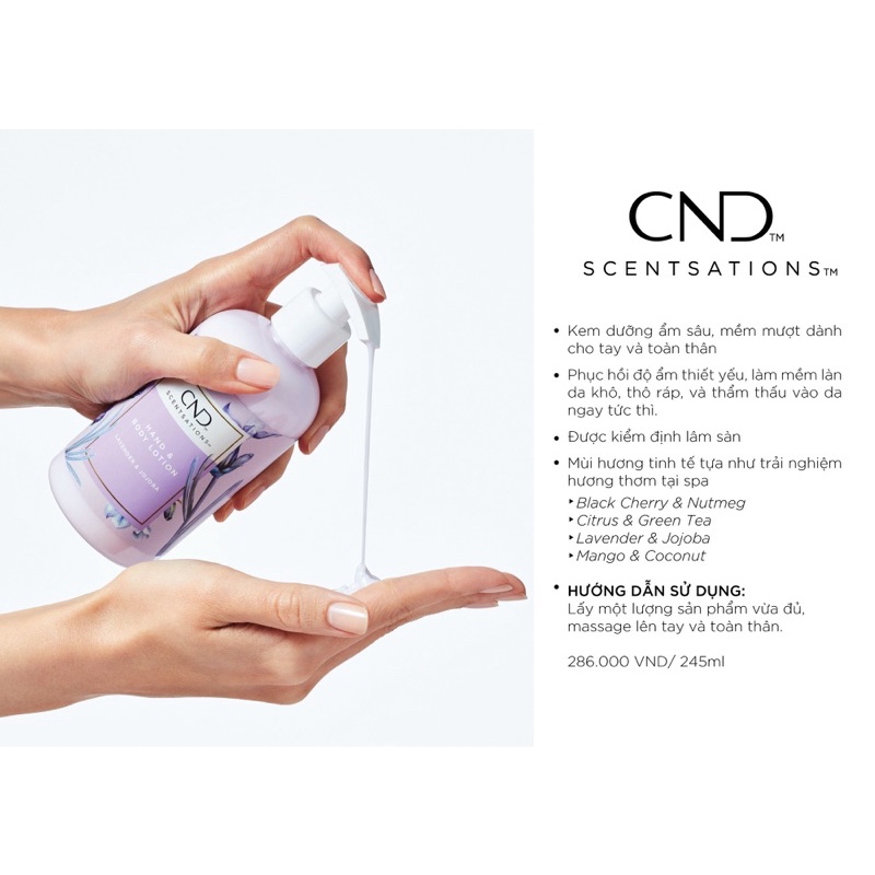 Lotion dưỡng ẩm CND phiên bản mới nhất