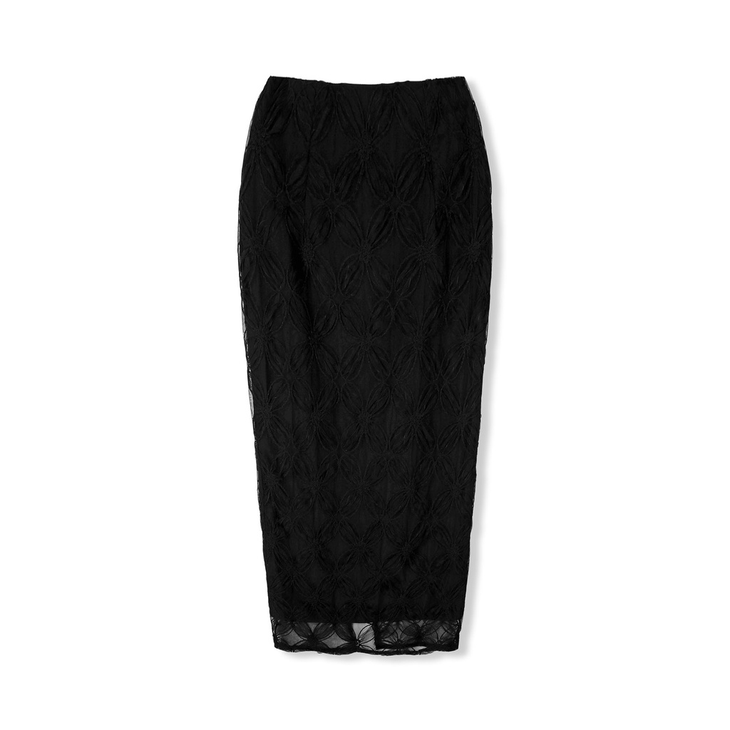 Chân Váy Nữ Lace Tube Skirt, Chất Vải Ren Hoa Thoải Mái, WCV007, SOMEHOW