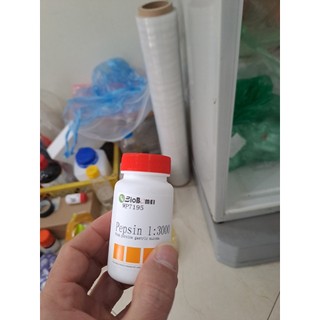 Hóa chất: pepsin 1:3000 pepsin chai 25g