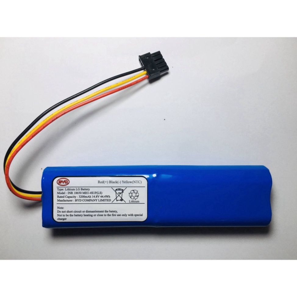 PIN ROBOT HÚT BỤI XIAOMI MIJIA GEN 2 - MOP P NÂNG CẤP ( PIN LG DUNG LƯỢNG CAO 3200 mAH)