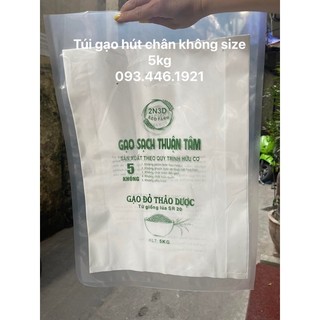 Túi gạo 10kg không in