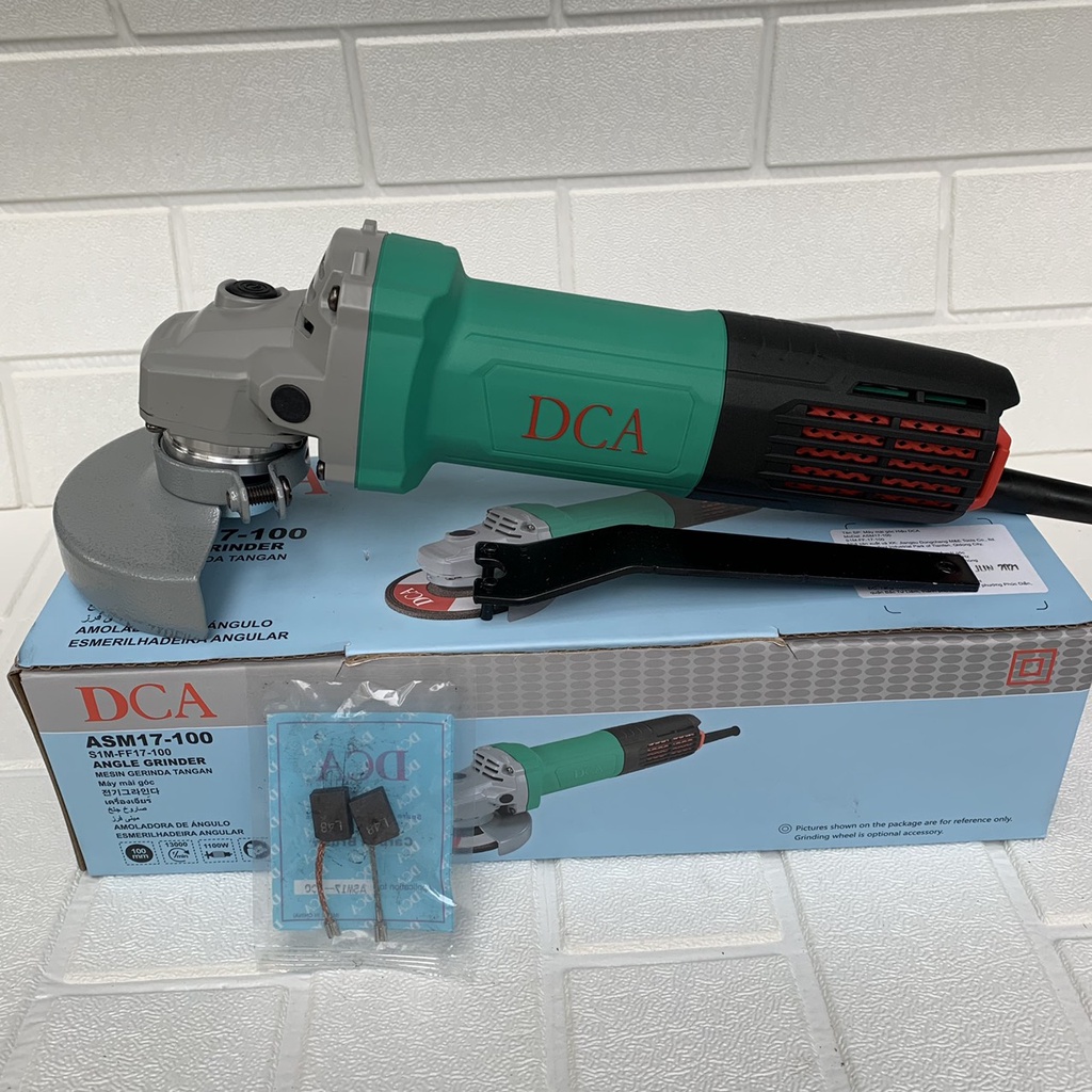 Máy mài, máy cắt cầm tay DCA ASM17-100 Công suất 1100W công tắc đuôi